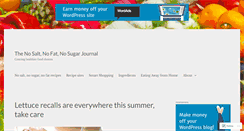 Desktop Screenshot of nosaltnofatnosugar.com